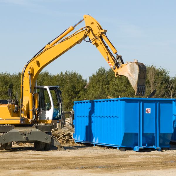 can i choose the location where the residential dumpster will be placed in High Bridge